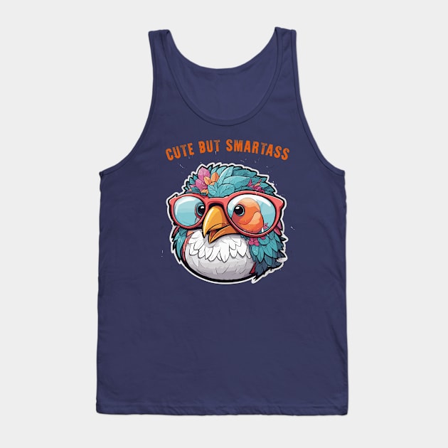 cute but smartass Tank Top by Kingrocker Clothing